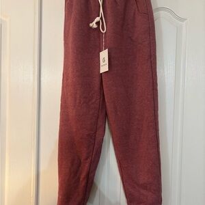 Maroon Jogger Pants